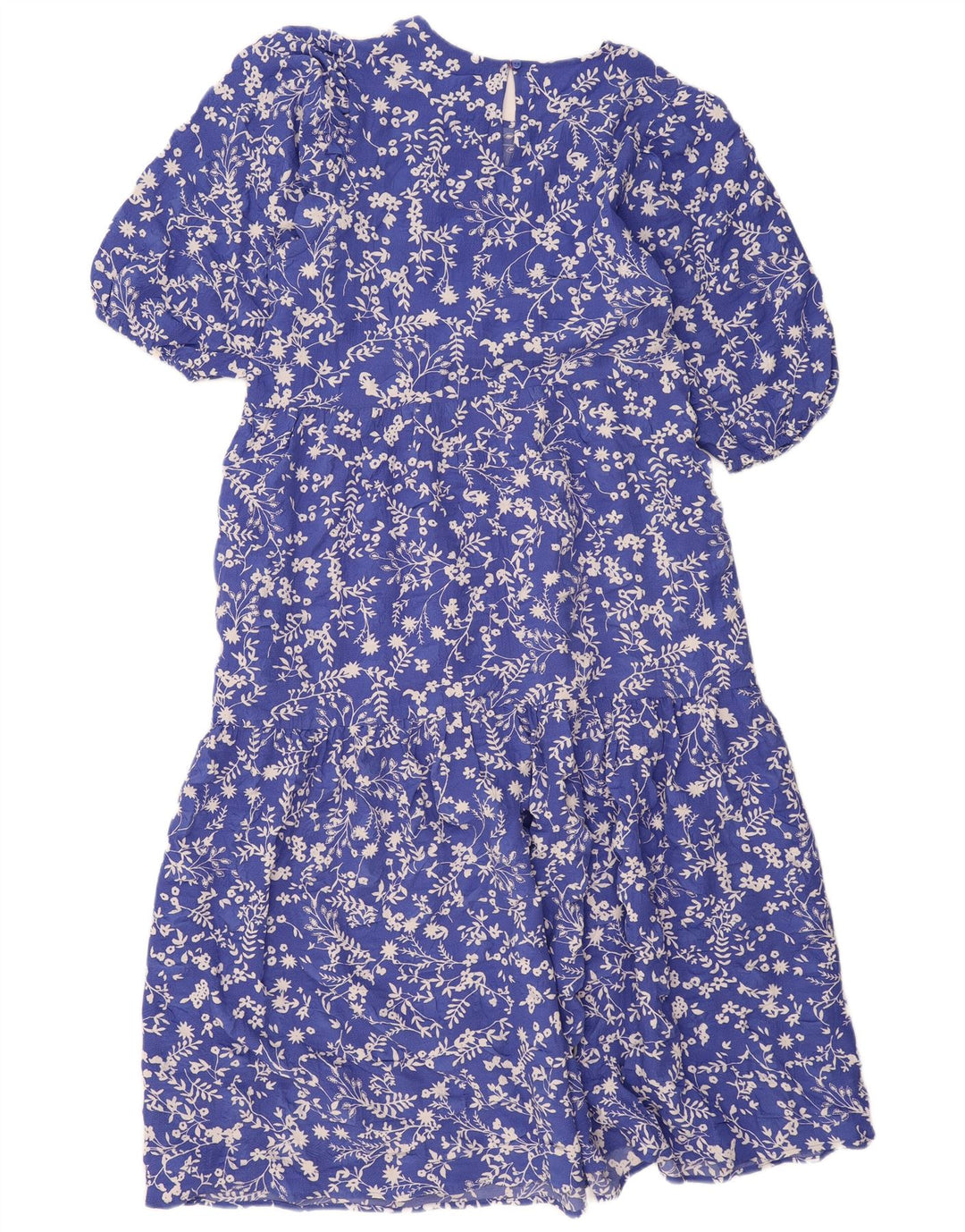 MARKS & SPENCER Regular Maxi-kjole til kvinder UK 16 Large Blue Floral