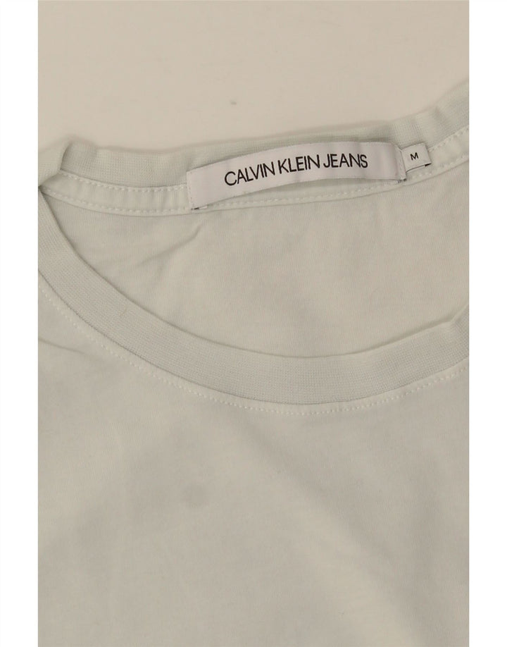 CALVIN KLEIN JEANS Grafisk T-shirt herre Top Medium White