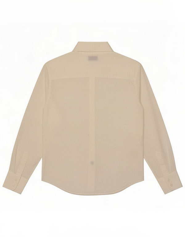 Armani Jeans Dame Skjorte UK 14 Large White Linen