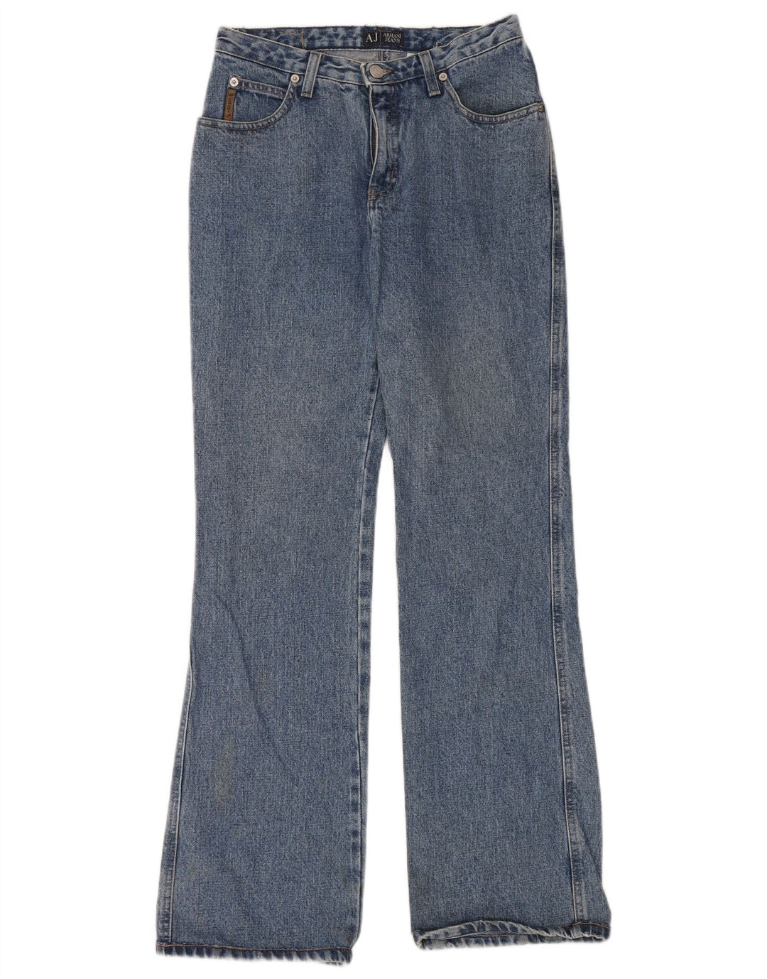 Armani Dame Flared Jeans W28 L32 Blå Bomuld