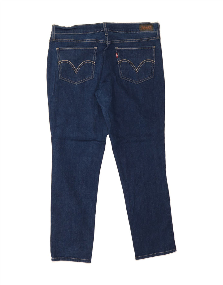 LEVI'S Womens Slim Jeans W31 L32 Navy Blue Cotton Vintage Levi's and Second-Hand Levi's from Messina Hembry 