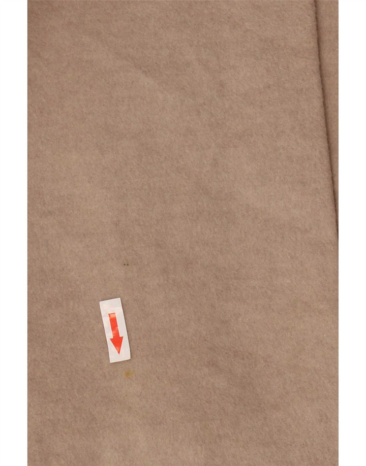 Marks & Spencer Dame Dobbeltradet Frakke UK 12 Medium Beige Uld