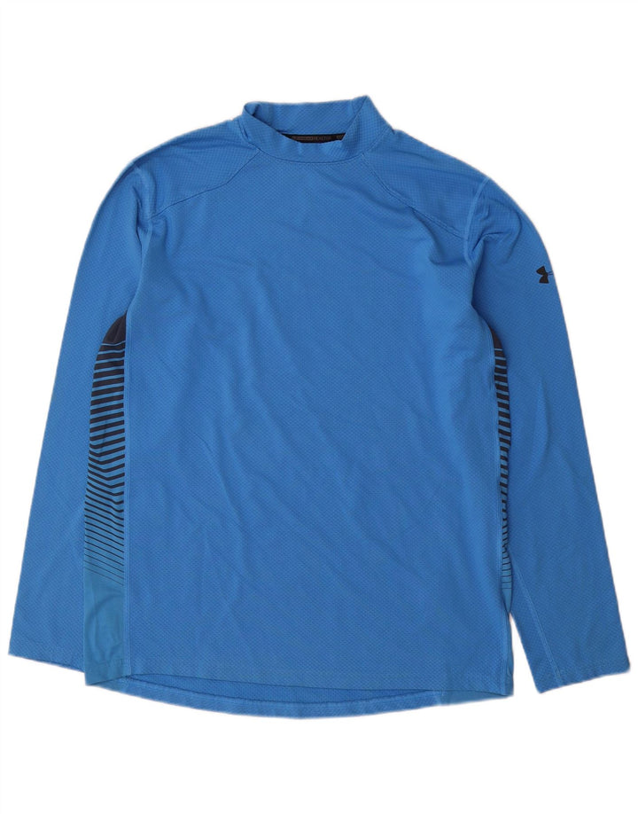 Under Armour Herre Top Langærmet Stor Blå Polyester