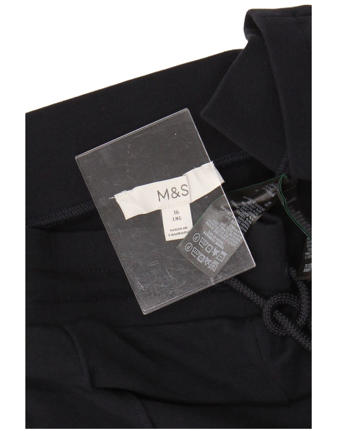 Marks & Spencer Træningsdragtsbukser til kvinder UK 16 Stor marineblå bomuld