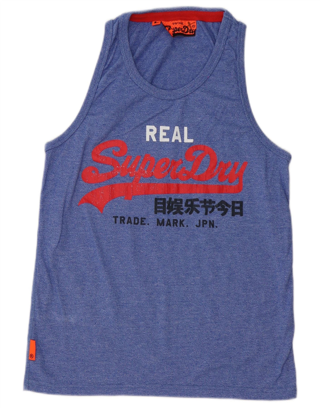 Superdry Herre grafisk vest Top Stor Blå