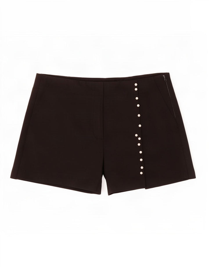 Zara Herre Casual Shorts Large W30 Sort Polyester