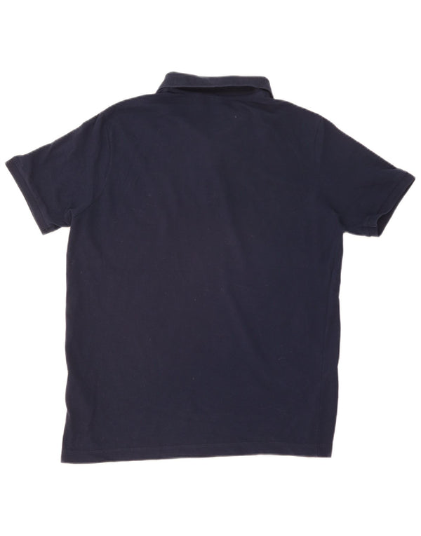 PAUL & SHARK Mens Yachting Polo Shirt Large Navy Blue Cotton