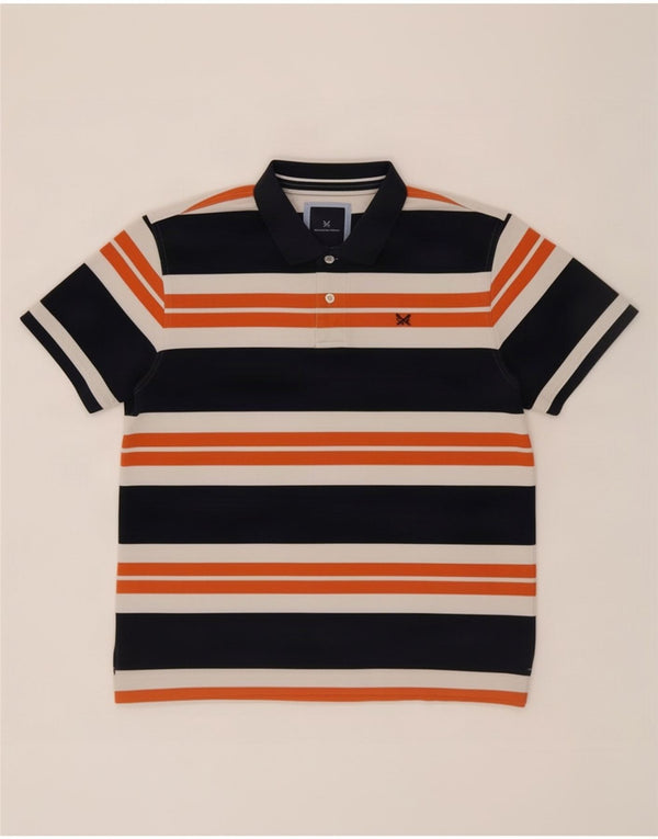 Crew Clothing Herre Polo Shirt 2XL Flerfarvet Stribet Bomuld