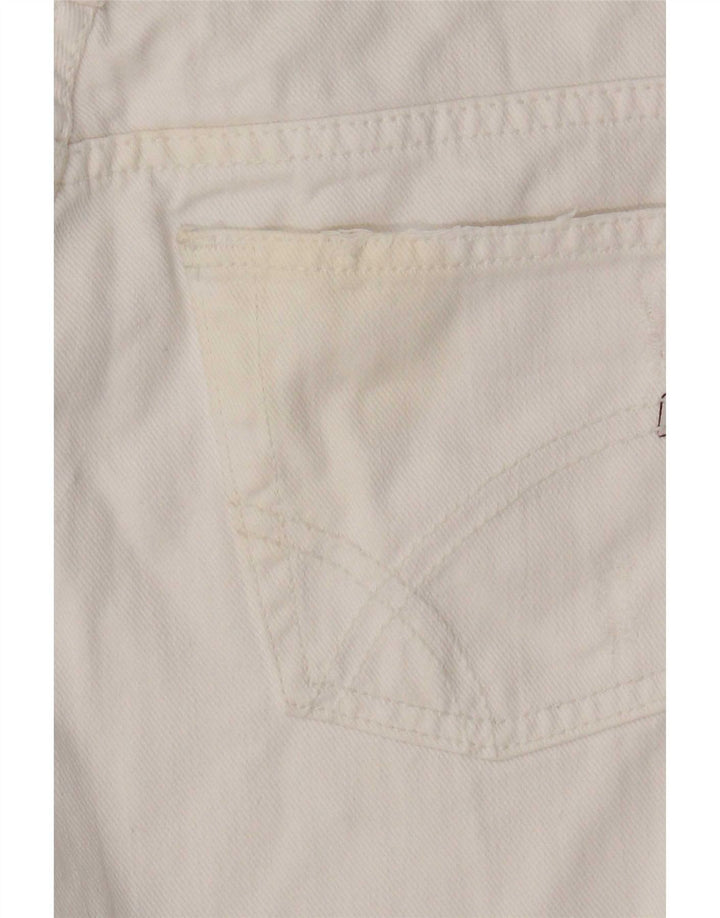 Gas Dame Slim Jeans W29 L34 Hvid Bomuld