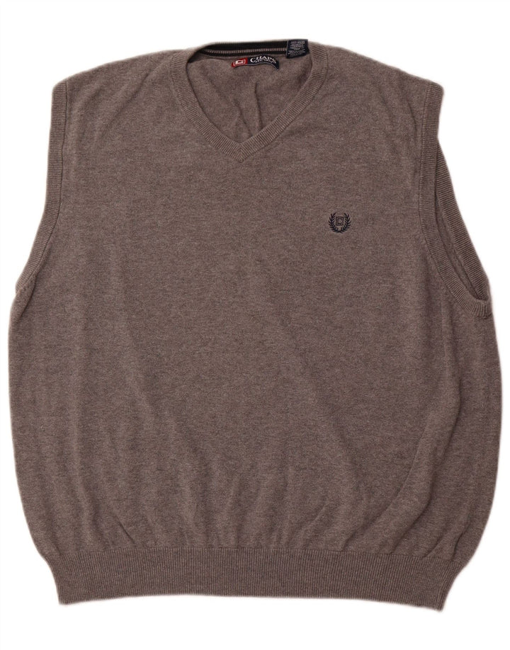 CHAPS Herrevest Tank Top 2XL Grå Bomuld