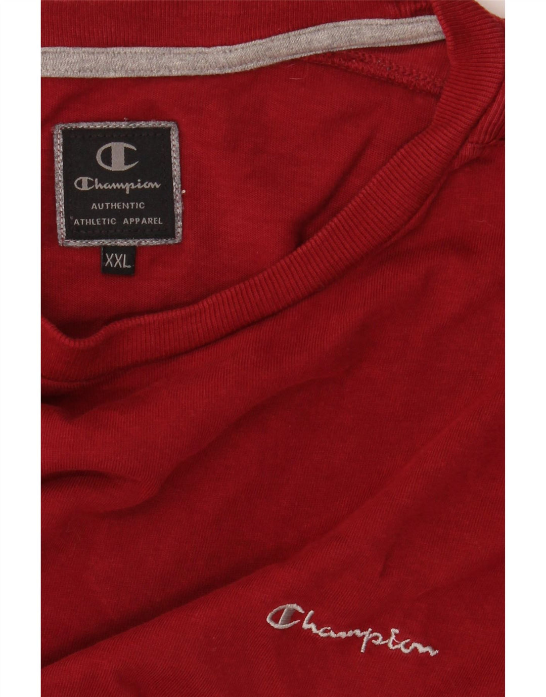 Champion Herre T-Shirt Top 2XL Rød