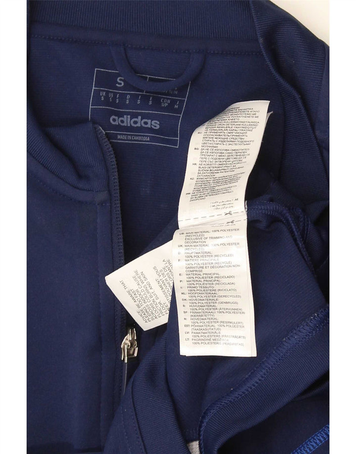 Adidas Herre Aeroready Træningsdragt Top Jakke Lille Navy Blue Colourblock
