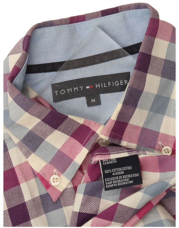 Tommy Hilfiger Herreskjorte Medium Flerfarvet ternet bomuld