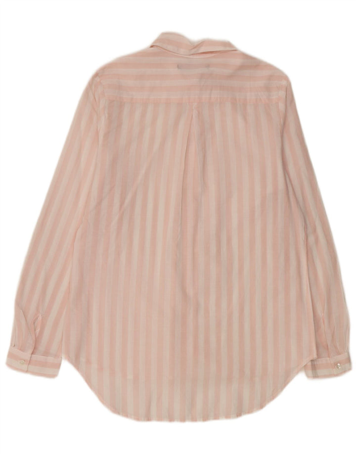 Marks & Spencer Dameskjorte UK 14 Medium Pink Pinstripe