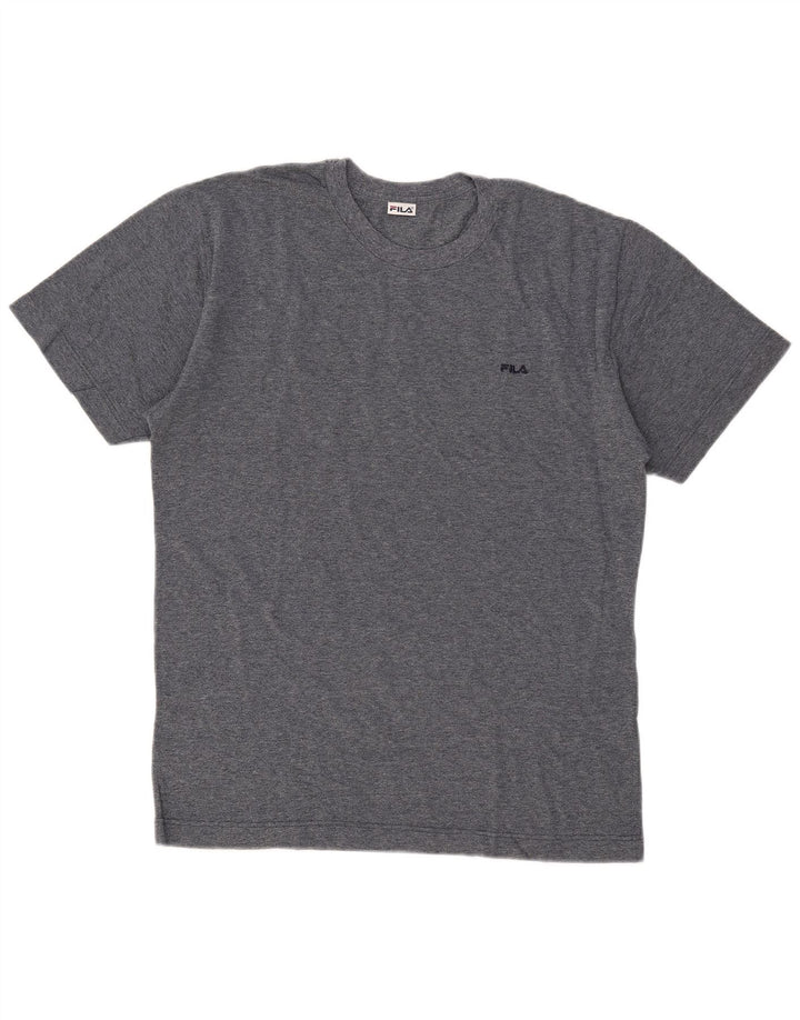 Fila Herre T-Shirt Top Stor Marineblå Bomuld