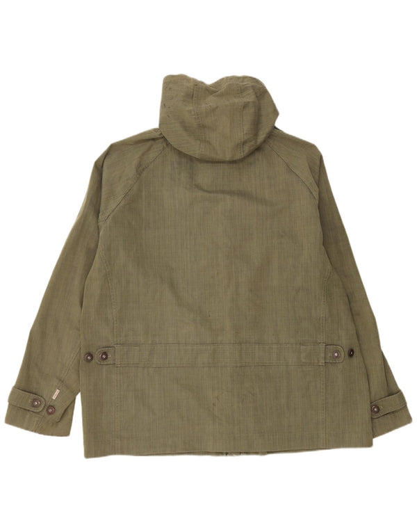 Timberland Herre Hætte Vandtæt Jakke UK 46 3XL Khaki