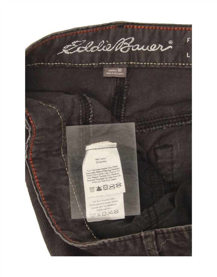 EDDIE BAUER Womens Corduroy Trousers US 10 Large W34 L31 Grey Vintage Eddie Bauer and Second-Hand Eddie Bauer from Messina Hembry 