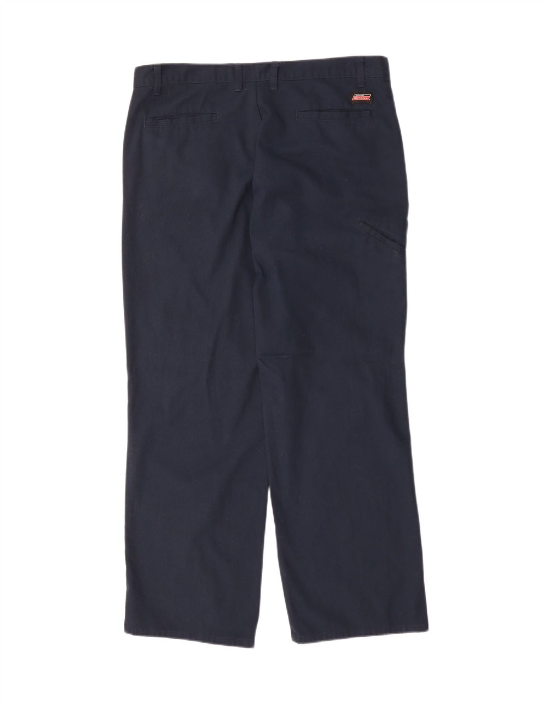 DICKIES Mens Straight Chino Trousers W36 L30 Navy Blue Polyester Vintage Dickies and Second-Hand Dickies from Messina Hembry 
