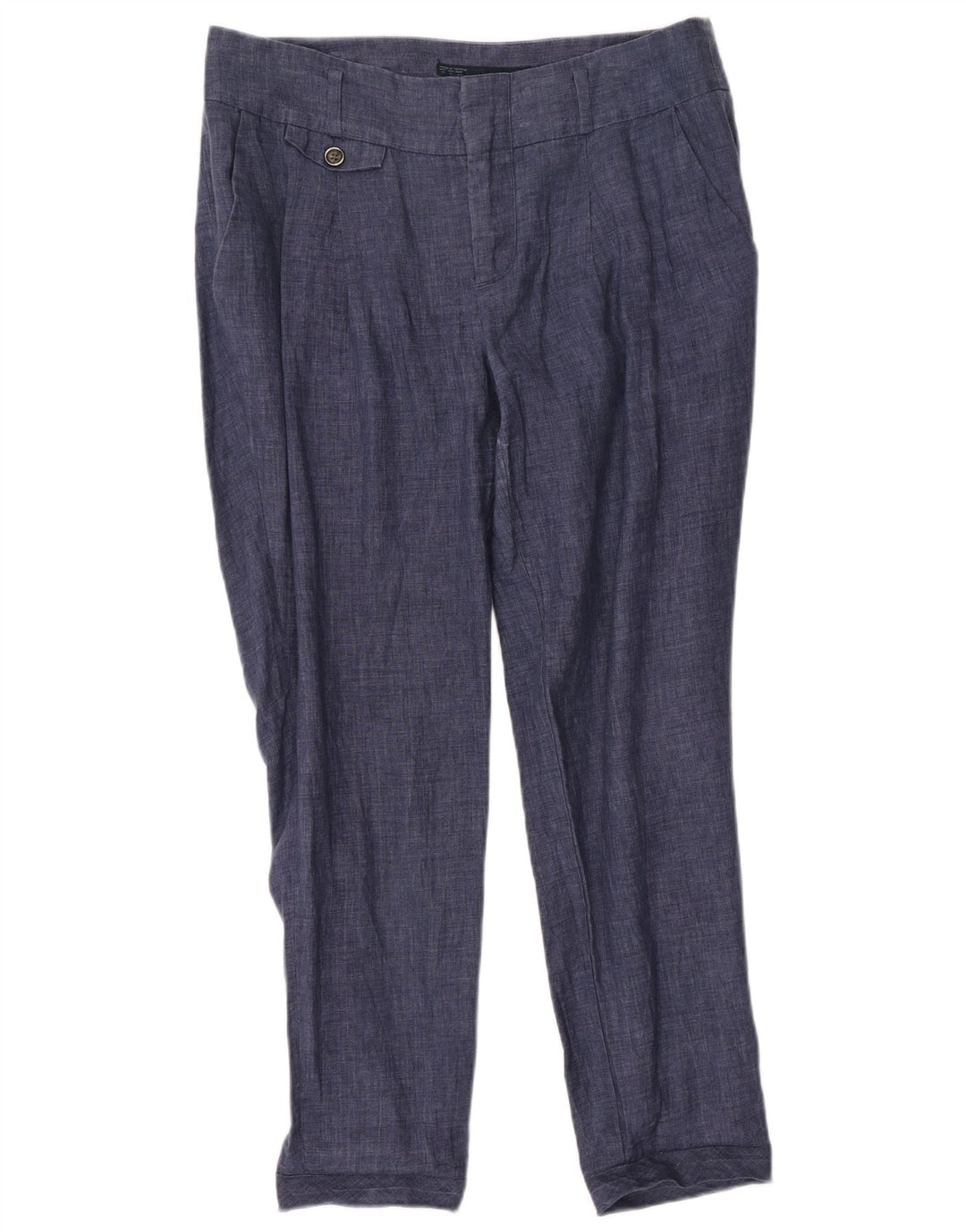 Zara Dame Pegged Chino Bukser Medium W28 L28 Marineblå