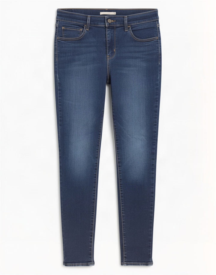 Levi's Dame 710 Super Skinny Jeans W31 L30 Blå