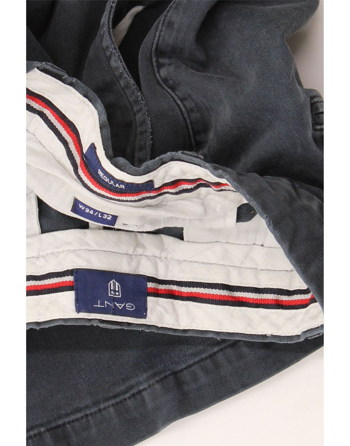 Gant Herre Regular Chino Bukser W34 L32 Marineblå