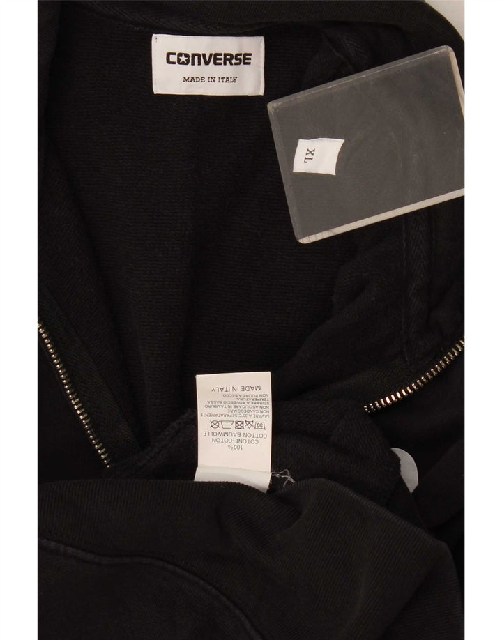 Converse Træningsdragt til mænd Topjakke XL Sort Bomuld