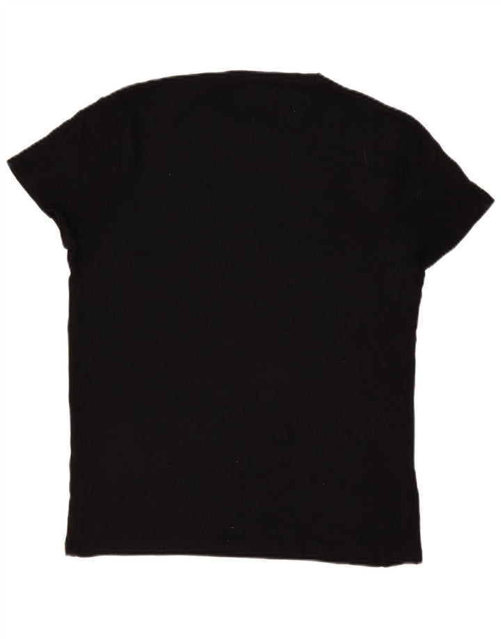 Zara Herre T-Shirt Top Medium Sort