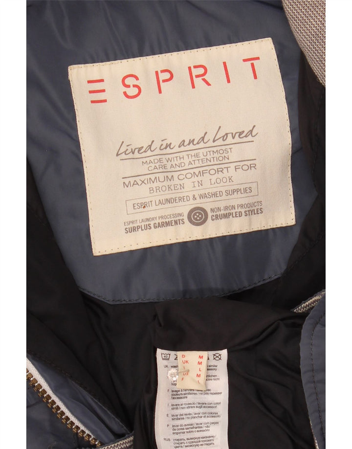 Esprit Herre Utility Jacket UK 38 Medium Blue Polyamide
