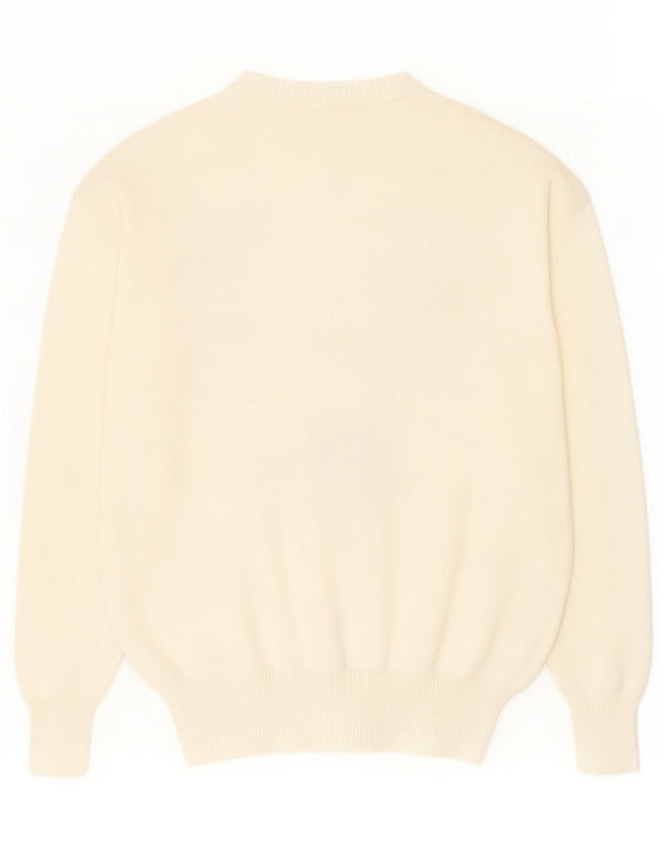 Yorn Dame sweater med rund hals EU 38 Medium Hvid Nyhed