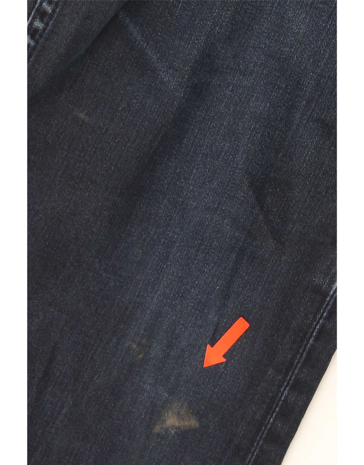 Levi's Herre 506 Straight Jeans W34 L32 Marineblå Bomuld