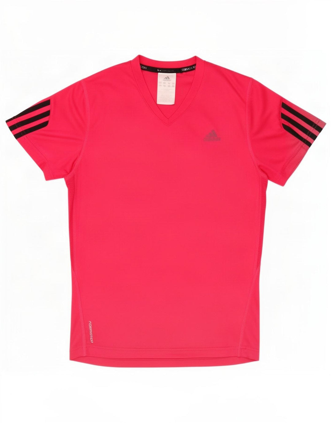 Adidas Dame Climacool T-Shirt Top UK 12 Medium Pink Polyester