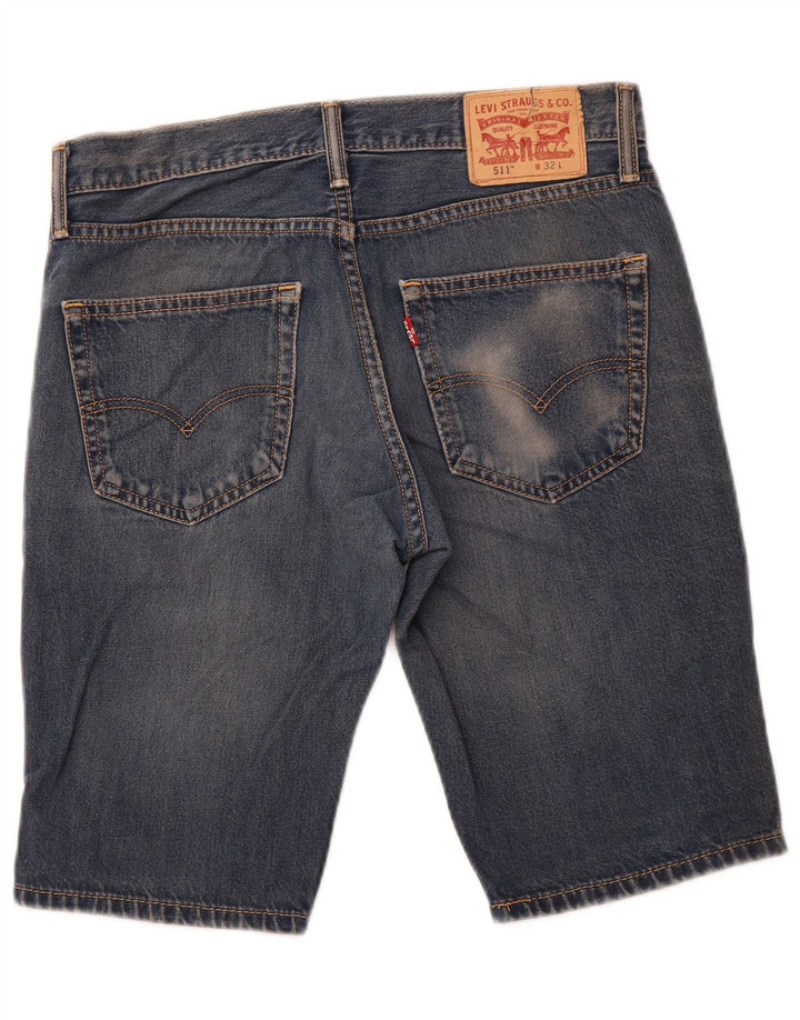 LEVI'S Herre 511 denimshorts W32 Medium Blue