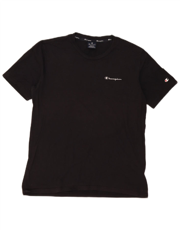 Champion Herre T-Shirt Top Medium Sort
