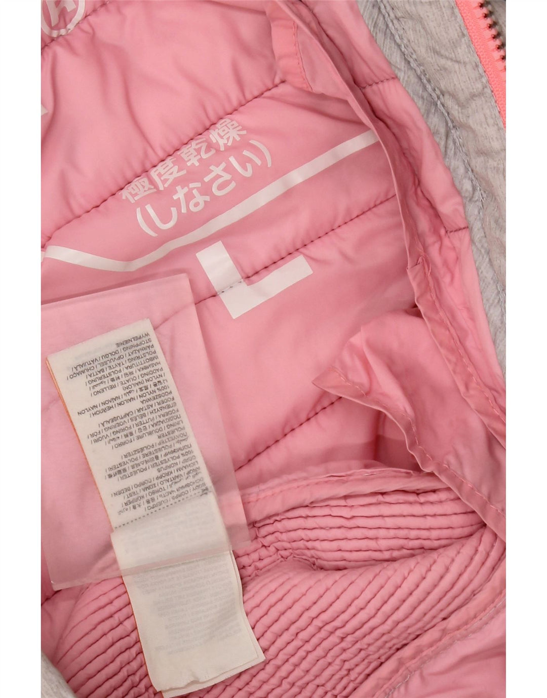 Superdry Polstret hættejakke til kvinder UK 14 Stor grå polyester