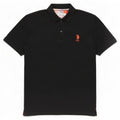 U.S. Polo Assn. Herre Slim Shirt Medium Sort Bomuld