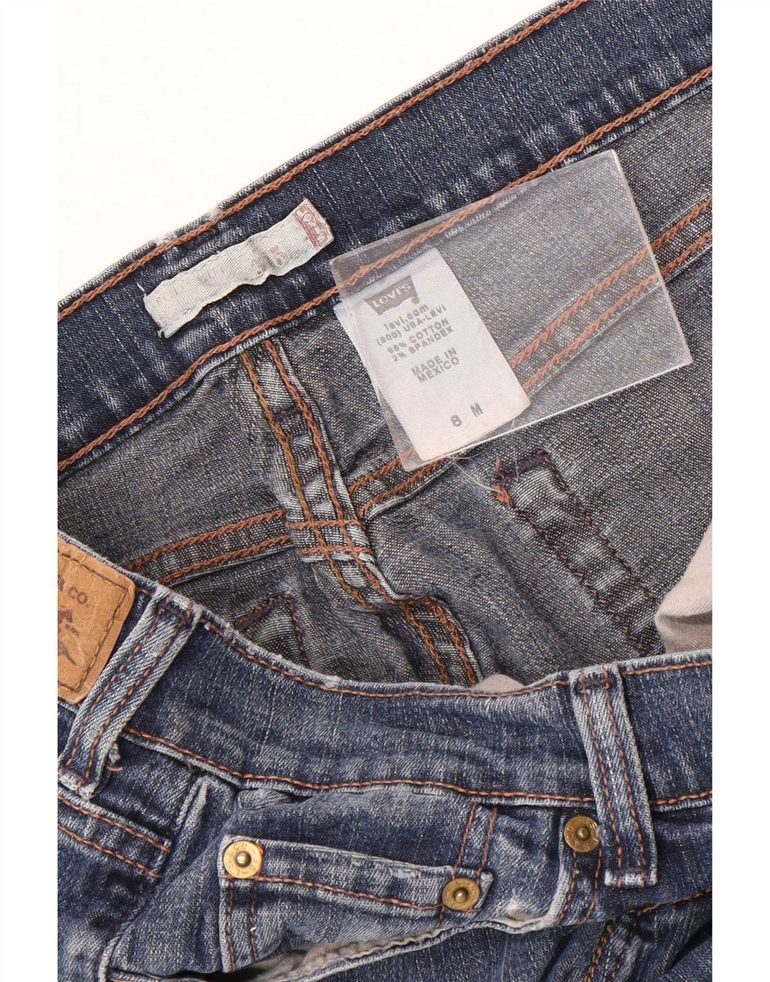 Levi's Dame 515 Bootcut Jeans US 8 Medium W30 L31 Blå Bomuld
