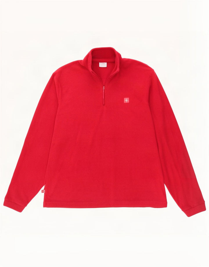 Mountain Warehouse Dame Fleece Jumper med lynlås DK 14 Stor rød polyester