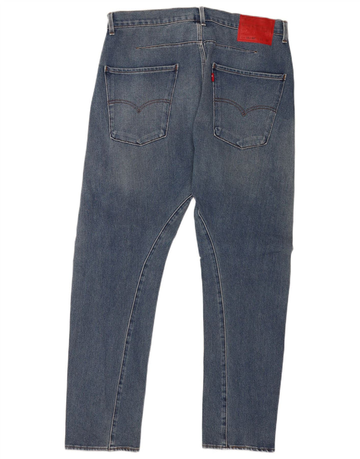 Levi's Herre 502 tilspidsede jeans W33 L32 blå bomuld