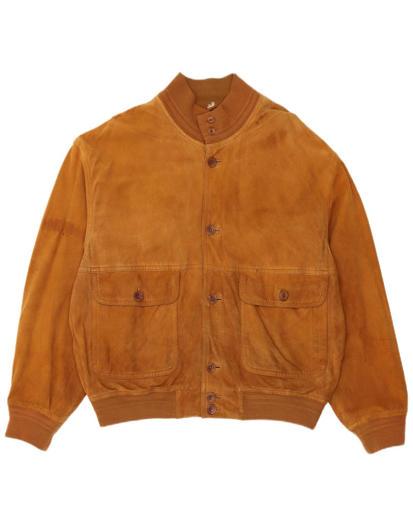 Vintage Dame Ruskind Bomber Jacket UK 18 XL Brun