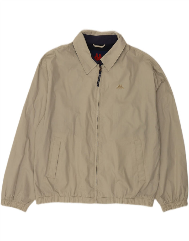 Kappa Herre Bomber Jacket UK 40 Large Beige Polyester