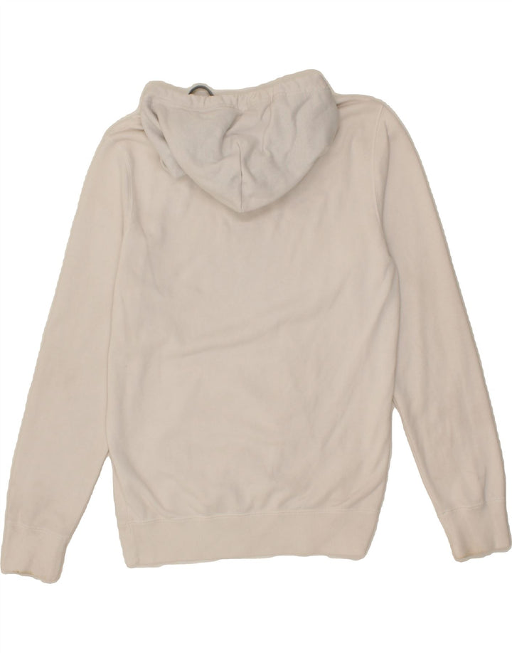 CHAMPION Mens Graphic Hoodie Jumper Small White Cotton Vintage Champion and Second-Hand Champion from Messina Hembry 