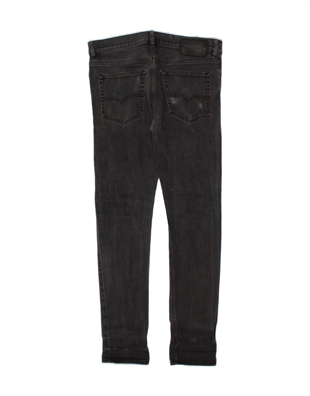 DIESEL Herre Slim Jeans W32 L32 Sort Bomuld