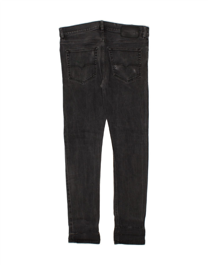 DIESEL Herre Slim Jeans W32 L32 Sort Bomuld