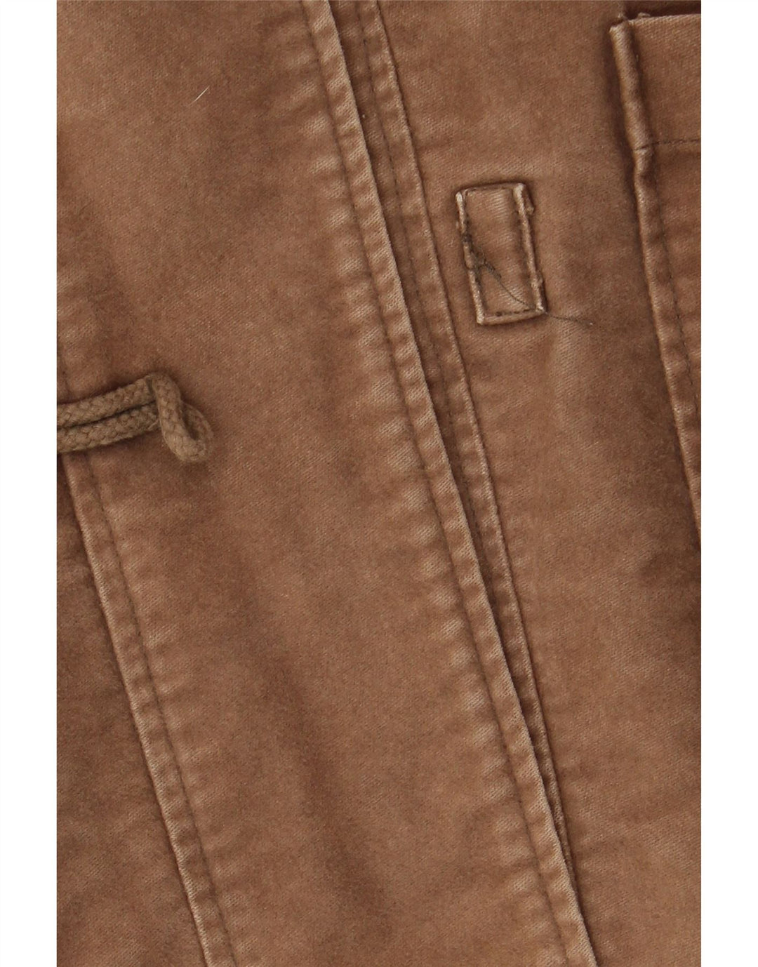 Fat Face Dame Oversized Hætte Duffle Jacket UK 16 Stor brun bomuld