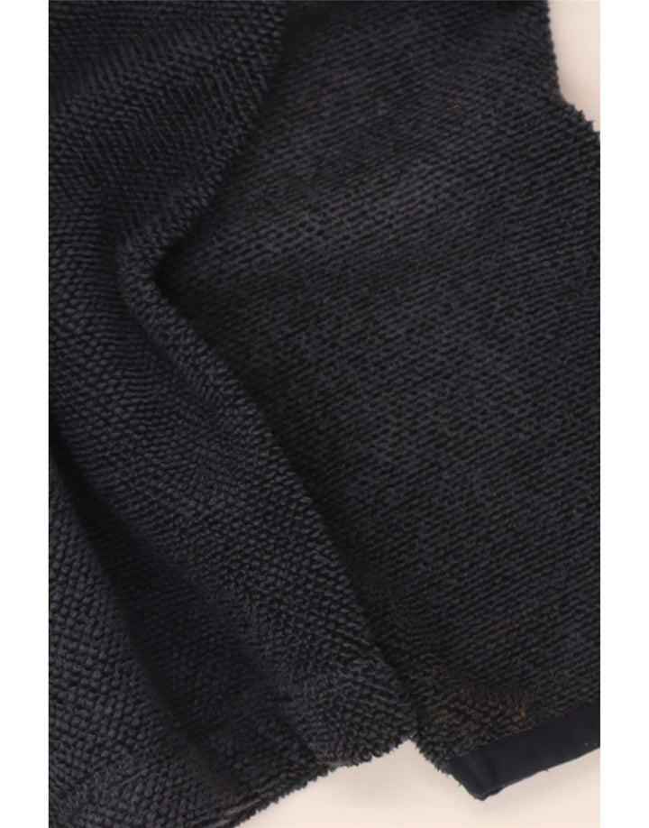 Weird Fish Herre Zip Neck Sweatshirt Jumper XL Navy Blue Polyester