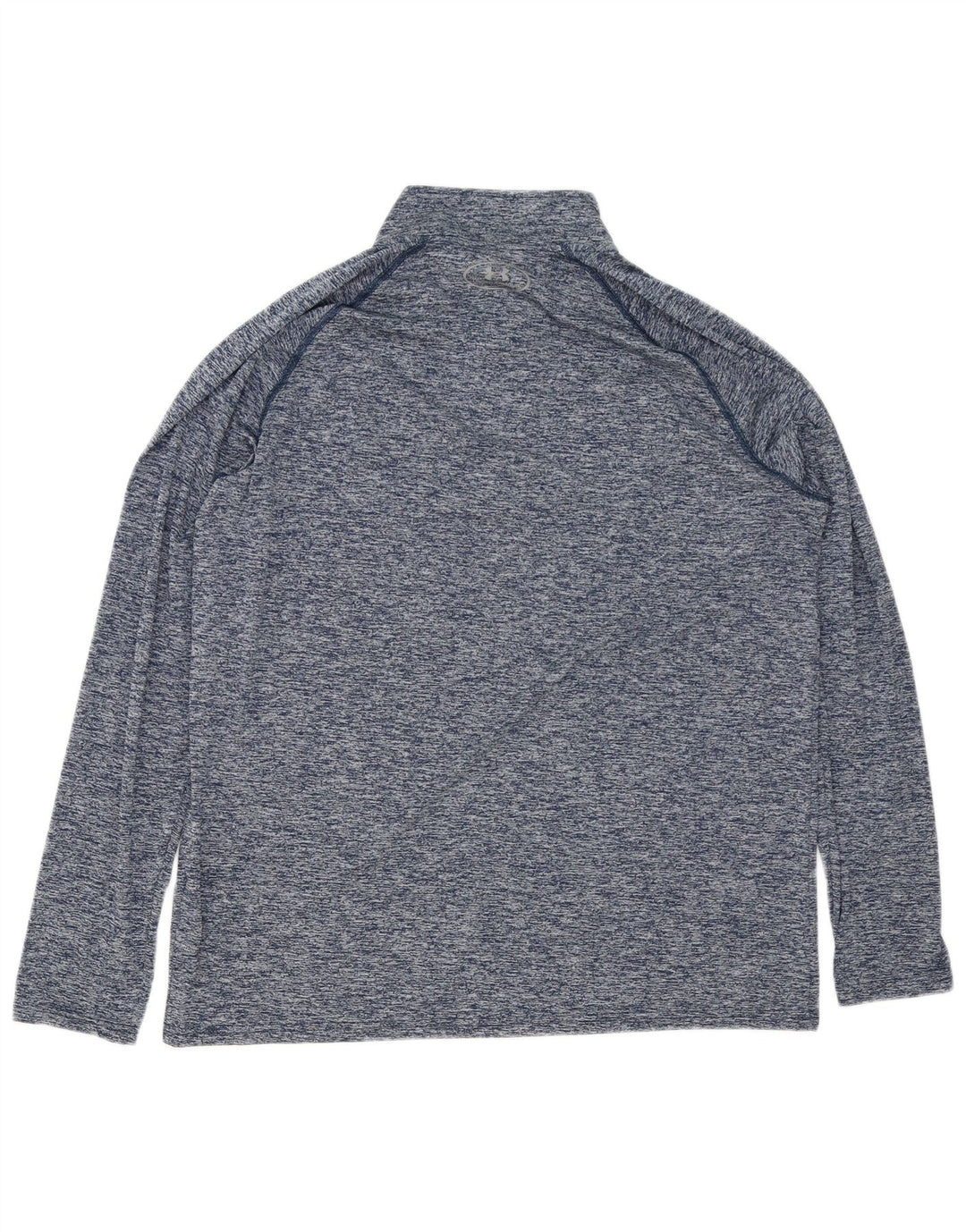 Under Armour Herre Heat Gear Pullover Træningsdragt Top Large Blue Flecked