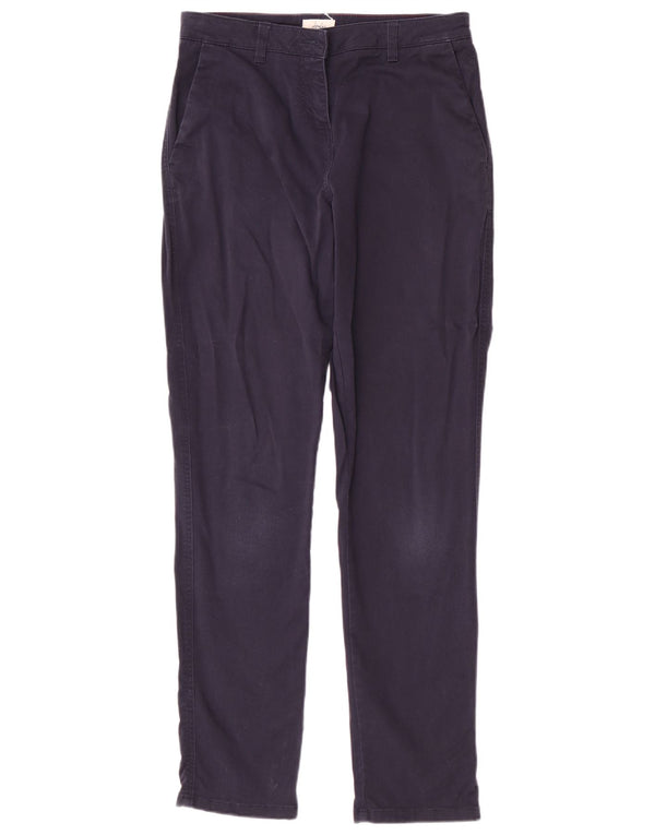 Joules Dame Slim Chino Bukser UK 10 Small W28 L30 Marineblå Bomuld
