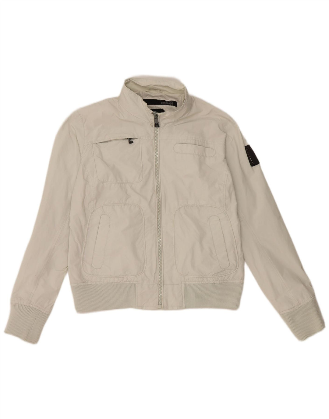 BOMBOOGIE Bomberjakke til kvinder UK 18 XL Hvid