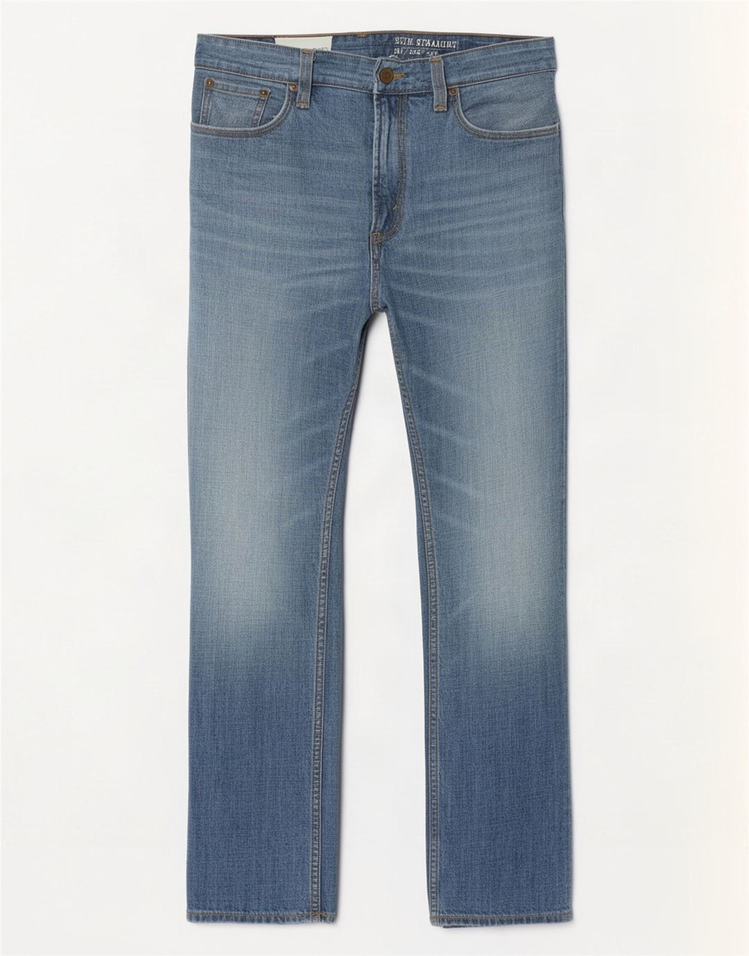 Levi's Herre 514 Slim Straight Jeans W34 L32 Blå Bomuld