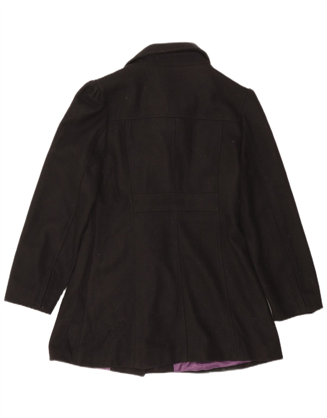 Tirdy Womens Duffle Coat UK 16 Large Black Wool